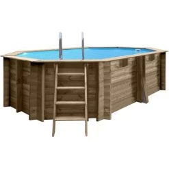 Gré Piscine Bois GRENADE 2 4,36m X 3,36m X H: 1,17m -Piscine Soldes Boutique 50752824 4