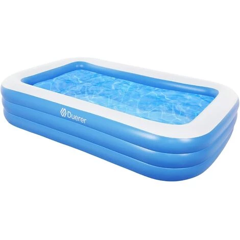 Duerer Piscines Gonflables 92" X 56" X 22" Enfants Toddler Adultes 3+ Ans Piscine Gonflable Épaissie Pour Backyard Garden Outdoor Party 3 Duerer Piscines Gonflables 92" X 56" X 22" Enfants Toddler Adultes 3+ Ans Piscine Gonflable Épaissie Pour Backyard Garden Outdoor Party
