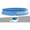 Kit Piscine Autoportée Intex Easy Set 3,05 X 0,61 M + Bâche De Protection