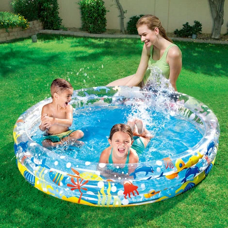 ZHUOXUAN Piscine Gonflable Ronde Pour Enfant Ocean Life, Diamètre 122 Cm, Hauteur 25 Cm 3 ZHUOXUAN Piscine Gonflable Ronde Pour Enfant Ocean Life, Diamètre 122 Cm, Hauteur 25 Cm