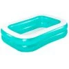ZHUOXUAN Bestway Piscine Rectangulaire 201x150x51 Cm Bleu
