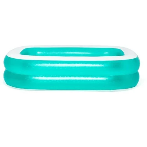 ZHUOXUAN Bestway Piscine Rectangulaire 201x150x51 Cm Bleu 4 ZHUOXUAN Bestway Piscine Rectangulaire 201x150x51 Cm Bleu – Image 2