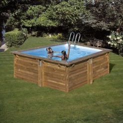 Gré Piscine Bois CARRA 3,05m X 3,05m X H: 1,19m -Piscine Soldes Boutique 51752023 3