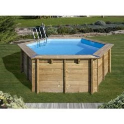 Piscine Bois Vanille Ø 4,00 X 1,19 M - Gré