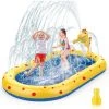 LANGRAY Piscine Gonflable Enfant Aire De Jeux, Garçons Filles Tapis De Jeu De Salon Pour 3 4 5 6 7 8 Ans Garçons Filles Dinosaure