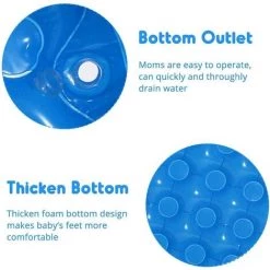 GUAZHUNIFR Pataugeoire Ronde Pour Enfants Piscine Gonflable Pour Enfants En PVC Piscine Hors Sol à Thème Océanique Pour Le Jardin Guazhuni -Piscine Soldes Boutique 52489308 4