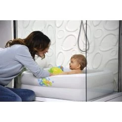 GUAZHUNIFR Baignoire Gonflable Carrée Pour Bébé 86 X 86 X 25 Cm Guazhuni (Blanc) -Piscine Soldes Boutique 52489310 4