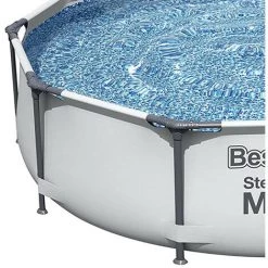 Pack Piscine Hors Sol Tubulaire Bestway Steel Pro Max Ø305x100 Cm Épurateur, Echelle, Bâche, Kit De Nettoyage, Thermo-Klor -Piscine Soldes Boutique 52528016 4