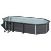 Gre Pools Piscine Ovale Composite 6,64m X 3,86m X H: 1,24m - Filtration à Sable - Projecteur LED Inclus -Piscine Soldes Boutique 52723518 1