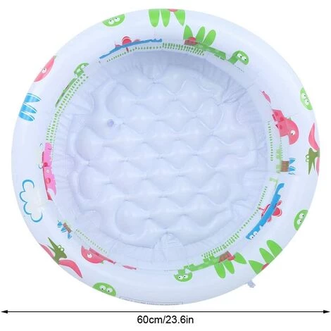 Mini Piscine Pour Enfants, Piscine Gonflable Ronde Pour Tout-Petits, Piscine Portable Pour Enfants, Petite Pompe, Piscine De Dinosaure De Bande Dessinée Intérieure Extérieure 50*50*25cm Fontainebleau 4 Mini Piscine Pour Enfants, Piscine Gonflable Ronde Pour Tout-Petits, Piscine Portable Pour Enfants, Petite Pompe, Piscine De Dinosaure De Bande Dessinée Intérieure Extérieure 50*50*25cm Fontainebleau – Image 2