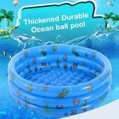 ABCRITAL Piscine Gonflable Ronde Pour Enfant Accessoire De La Maison Exterieur Pour Enfant -Piscine Soldes Boutique 52740317 4