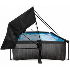 EXIT TOYS Piscine EXIT Black Wood 220x150x65cm Avec Pompe Filtrante Et Voile D'ombrage - Noir - Noir 11 EXIT TOYS Piscine EXIT Black Wood 220x150x65cm Avec Pompe Filtrante Et Voile D'ombrage - Noir - Noir -Piscine Soldes Boutique 52937055 5