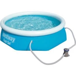 Piscine Bestway Fast Set Avec Filtre - Blauw