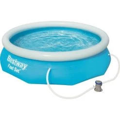 Piscine Bestway Fast Set Avec Filtre - Blauw