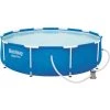 Bestway Steel Pro Piscine + Filtrep - Blauw -Piscine Soldes Boutique 53043517 1