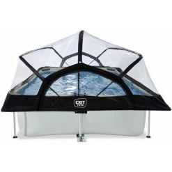 EXIT TOYS Piscine EXIT Soft Grey 300x200x65cm Avec Pompe Filtrante Et Dôme - Gris - Gris -Piscine Soldes Boutique 53096072 5