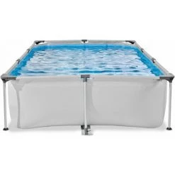 EXIT TOYS Piscine EXIT Soft Grey 300x200x65cm Avec Pompe Filtrante - Gris - Gris -Piscine Soldes Boutique 53096074 3