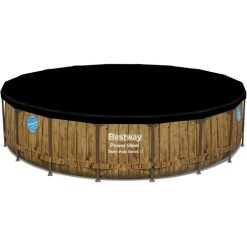 Piscine Hors Sol Tubulaire Bestway Power Steel Design Pierre Ø549x122 Cm Épurateur à Cartouche De 5.678 L/h Bâche, Échelle 9 Piscine Hors Sol Tubulaire Bestway Power Steel Design Pierre Ø549x122 Cm Épurateur à Cartouche De 5.678 L/h Bâche, Échelle -Piscine Soldes Boutique 53282189 3