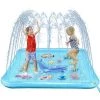 LIFCAUSAL Splash Pad Pour Les Tout-petits, Arroseur D'extérieur Pour Enfants, 67" Summer Water Toys Gonflable Wading Baby Pool Fun Gifts For 2 3 4 5 6 7 Years Old Boy Girl Backyard Garden Lawn Outdoor Games