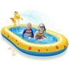 LIFCAUSAL Piscine Gonflable, Piscine D'arrosage Pour Enfants, Piscine D'arrosage Gonflable Dinosaure 3 En 1 Pour Tout-petit Intérieur Et Extérieur, Grande Taille Arroseur Splash Pad été Jouets D'eau Pour Arrière-cour, Fête, Jardin, Plage -Piscine Soldes Boutique 53285252 1