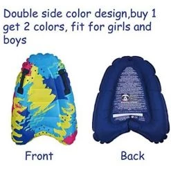 LIFCAUSAL Body Surfing Float Board Surf Rider Pour Slip And Slides Pool Water Game Portable Dual Boogie Board Wave Bodyboard Water Beach Fun Toy Design Double Couleur Pour Enfants Et Adultes (Abstract) -Piscine Soldes Boutique 53285255 3