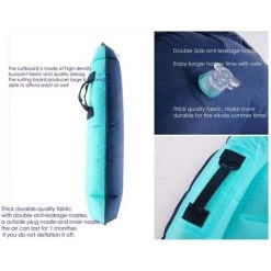 LIFCAUSAL Body Surfing Float Board Surf Rider Pour Slip And Slides Pool Water Game Portable Dual Boogie Board Wave Bodyboard Water Beach Fun Toy Design Double Couleur Pour Enfants Et Adultes (Abstract) -Piscine Soldes Boutique 53285255 4