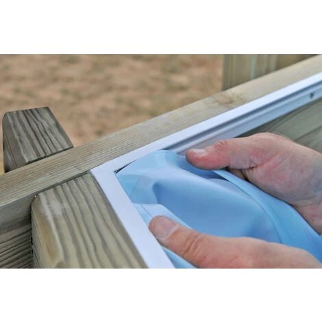 Gré Piscine Bois ORANGE 7,55m X 4,56m X H : 1,46m 5 Gré Piscine Bois ORANGE 7,55m X 4,56m X H : 1,46m – Image 3