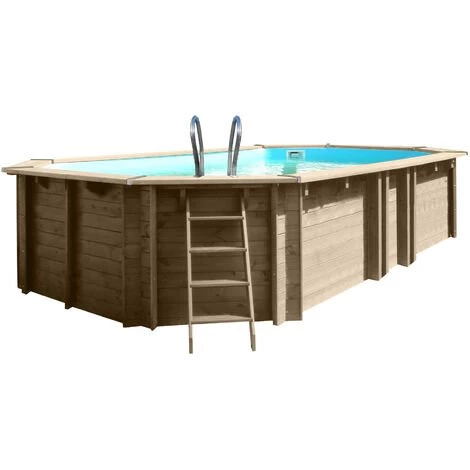 Gré Piscine Bois VERMELA 6,72m X 4,72m X H: 1,46m 4 Gré Piscine Bois VERMELA 6,72m X 4,72m X H: 1,46m – Image 2