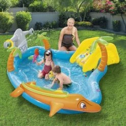 Bestway Centre De Jeu Aquatique Sea Life 280x257x87 Cm - Multicolore
