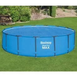 Bestway Couverture Solaire De Piscine Ronde 462 Cm Bleu - Bleu -Piscine Soldes Boutique 53653564 4
