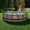 Piscine Tubulaire Teck ø 4,88x1,22m SUMMER WAVES -Piscine Soldes Boutique 53776499 1