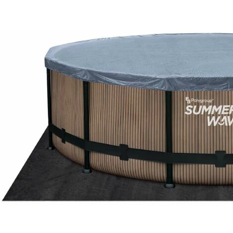 Piscine Tubulaire Teck ø 4,88x1,22m SUMMER WAVES 6 Piscine Tubulaire Teck ø 4,88x1,22m SUMMER WAVES – Image 4