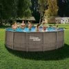 Piscine Tubulaire Rattan ø 4,57x1,22m SUMMER WAVES -Piscine Soldes Boutique 53776915 1