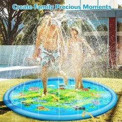 SUPERMARKET Tapis Enfant De Jet D'eau, Tapis De Piscine à Jet D'eau De 170 Cm Avec Motif De Dinosaure, Jeux Et Jouets D'extérieur Gonflables En PVC Durable, Tapis De Jeu Splash Water Splash,Superma 11 SUPERMARKET Tapis Enfant De Jet D'eau, Tapis De Piscine à Jet D'eau De 170 Cm Avec Motif De Dinosaure, Jeux Et Jouets D'extérieur Gonflables En PVC Durable, Tapis De Jeu Splash Water Splash,Superma -Piscine Soldes Boutique 53804459 5