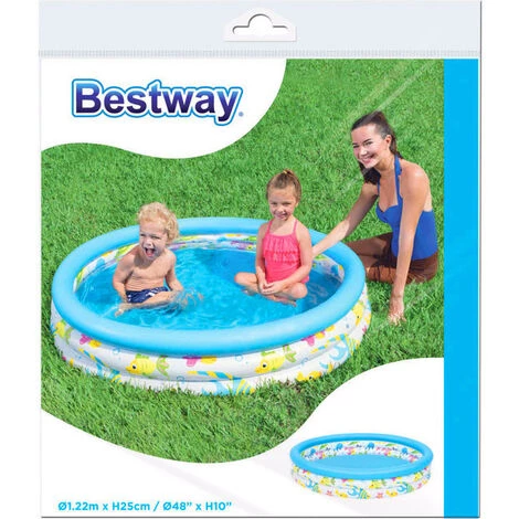 DECKON Piscine Pataugeoire , Diamètre 122cm Hauteur 25 Cm 4 DECKON Piscine Pataugeoire , Diamètre 122cm Hauteur 25 Cm – Image 2