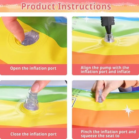 SUPERMARKET Flottantes Hamac Arc-en-Ciel, Flotteur Gonflable Avec Porte-gobelets, Hamac Gonflable Piscine Hamacs D'eau, Lit Flottant Gonflable Flotteur Bouée Piscine Pour Piscine Plage Enfant Adulte,Superma,1 Pièce 6 SUPERMARKET Flottantes Hamac Arc-en-Ciel, Flotteur Gonflable Avec Porte-gobelets, Hamac Gonflable Piscine Hamacs D'eau, Lit Flottant Gonflable Flotteur Bouée Piscine Pour Piscine Plage Enfant Adulte,Superma,1 Pièce – Image 4