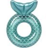 SUPERMARKET Bouée Gonflable Sirène Pour Piscine Gonflable - Décoration Estivale Pour La Plage Et L'eau - Jouets Pour Enfants,90cm,Superma,1 Pièce,vert