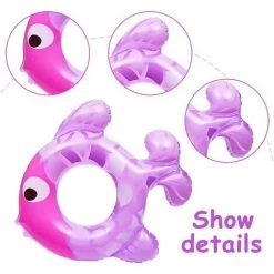 SUPERMARKET Cartoon Swim Ring Animals,Jouets De Piscine En Forme De Poisson, Anneaux De Natation Poisson Tropical,Bouée Gonflable Poisson Tropical Pour Enfants 2-6 Ans,Superma,1 Pièce,violet 9 SUPERMARKET Cartoon Swim Ring Animals,Jouets De Piscine En Forme De Poisson, Anneaux De Natation Poisson Tropical,Bouée Gonflable Poisson Tropical Pour Enfants 2-6 Ans,Superma,1 Pièce,violet -Piscine Soldes Boutique 54078126 3