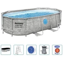 Bestway Ensemble De Piscine Power Steel 427x250x100 Cm -Piscine Soldes Boutique 54142373 5