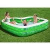 Bestway Piscine Avec Siège Tropical Paradise 231x231x51 Cm