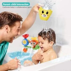 GDRHVFD Baignoire Jouets Enfant Bébé 1 2 Baignoire Garçon Âgée De 3 Ans Avec 2 Jouets Tasse De Ventouse Puissante Boîte De Couleurs Idéologiques -Piscine Soldes Boutique 54324990 2