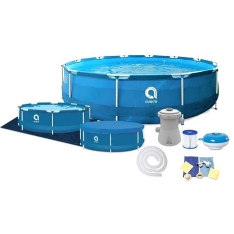 VIKING CHOICE Piscine Hors-sol Tubulaire - Complète - 305x76 Cm - Avec Pompe 4 VIKING CHOICE Piscine Hors-sol Tubulaire - Complète - 305x76 Cm - Avec Pompe – Image 2