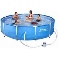 VIKING CHOICE Piscine Hors-sol Tubulaire - Bestway - 366 X 76 - Ensemble Complet -Piscine Soldes Boutique 54331718 3
