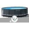 Kit Piscine Tubulaire Intex Ultra XTR Frame Ronde 4,27 X 1,22 M + Kit De Traitement Au Chlore - Gris -Piscine Soldes Boutique 54592910 1