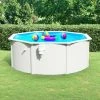 VidaXL Piscine Avec Parois En Acier 360x120 Cm Blanc 2 VidaXL Piscine Avec Parois En Acier 360x120 Cm Blanc -Piscine Soldes Boutique 54665021 1