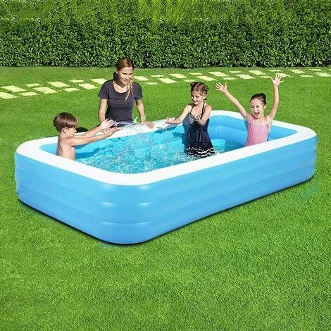 Homfa Piscine Gonflable, Piscine Familiale, Piscine Familiale Pour Jardin, Adultes, Jardins Intérieurs Et Extérieurs, Rectangle 3 Couches Épaisseur 0,4 Mm(260x170x56 Cm) 3 Homfa Piscine Gonflable, Piscine Familiale, Piscine Familiale Pour Jardin, Adultes, Jardins Intérieurs Et Extérieurs, Rectangle 3 Couches Épaisseur 0,4 Mm(260x170x56 Cm)