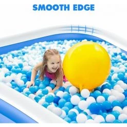 Homfa Piscine Gonflable, Piscine Familiale, Piscine Familiale Pour Jardin, Adultes, Jardins Intérieurs Et Extérieurs, Rectangle 3 Couches Épaisseur 0,4 Mm(260x170x56 Cm) 10 Homfa Piscine Gonflable, Piscine Familiale, Piscine Familiale Pour Jardin, Adultes, Jardins Intérieurs Et Extérieurs, Rectangle 3 Couches Épaisseur 0,4 Mm(260x170x56 Cm) -Piscine Soldes Boutique 55165875 4