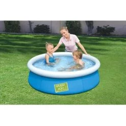 Piscine Gonflable Pour Enfants Fast Set Bestway My First Pool Ø152x38 Cm FUIENKO -Piscine Soldes Boutique 55268767 4