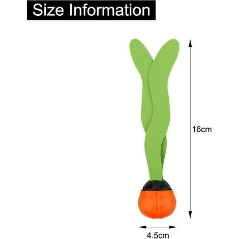 TANABATA 3pcs Jouets De Plongée, Natation Jouets De Plongée Sous-Marine Usine Forme Jouets De Plongée Accessoires De Piscine Formation Amusement 5 TANABATA 3pcs Jouets De Plongée, Natation Jouets De Plongée Sous-Marine Usine Forme Jouets De Plongée Accessoires De Piscine Formation Amusement – Image 3