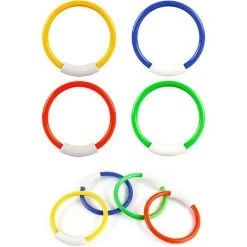 TANABATA Lot De 8 Anneaux De Plongée Pour Piscine - 14 Cm De Diamètre